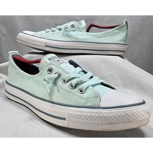 Converse Chuck Taylor All Star Shoreline Mint Green Slip On Sneakers Womens 11